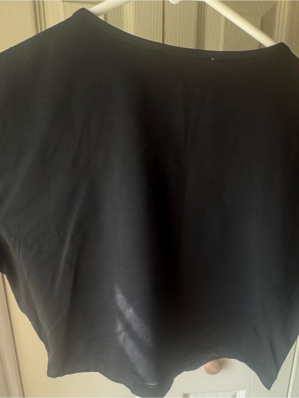 Zara Black Short Sleeve Crop Top